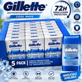 Gillette Antipespirant deodorant, wholesale (18 packs, 5 pieces each, 90 in total)